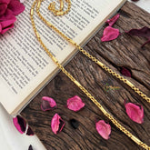 Vriksham Gold Plated Pipe & Link Chain Daily Wear Chain-G20045